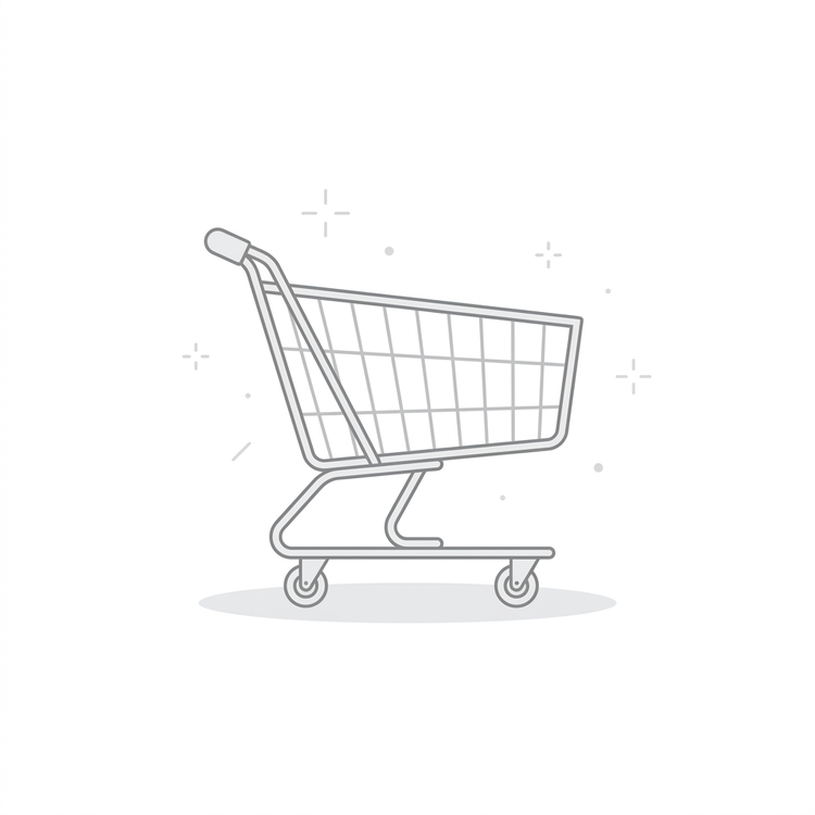 An empty shopping cart